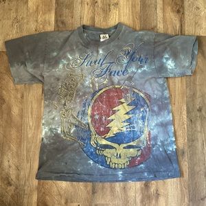 VINTAGE,Grateful Dead, 90s, Liquid Blue, Made in the USA